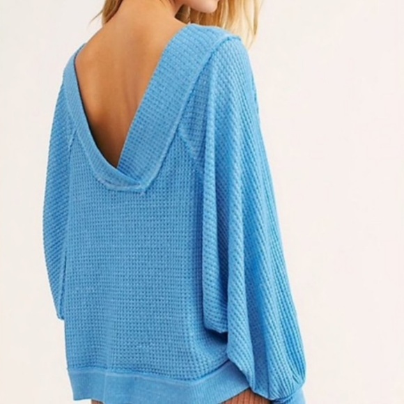 🚨SOLD🚨 NWT Free Peole Westend Blue Thermal - Picture 3 of 7